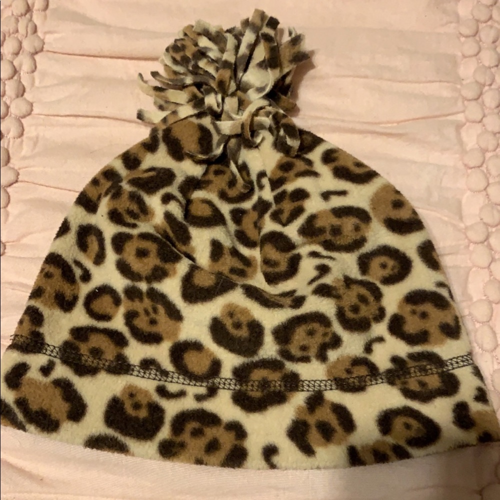 Leopard beanie